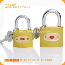 China Cheap Golden Color Iron Padlock